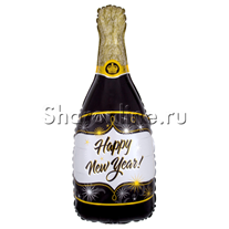 Шар Фигура Бутылка "Шампанское С Новым Годом!" 102 см