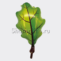 Шар Фигура "Дубовый лист" зеленый 69 см
