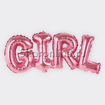 Шар Фигура "Girl" розовая 112 см