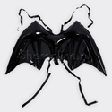 Шар Фигура "Крылья" черные воздух 120 см - изображение 1