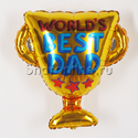 Шар Фигура "Кубок Чемпиона" Лучший Папа в мире 66 см - изображение 1
