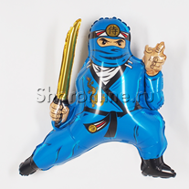 Шар Фигура "Лего Ниндзяго" Синий 81 см