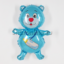 Шар Фигура "Медвежонок-мальчик" синий 81 см - изображение 1