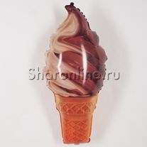 Шар Фигура "Мороженое в рожке" 81 см