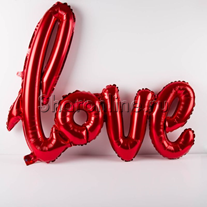 Шар Фигура Надпись "Love" Красная 104 см