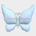Шар Фигура "Нежная бабочка" голубая 74 см - изображение 1