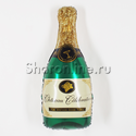 Шар Фигура "Поздравляю" бутылка шампанского 94 см - изображение 1