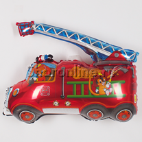 Шар Фигура "Пожарная машина" 80 см