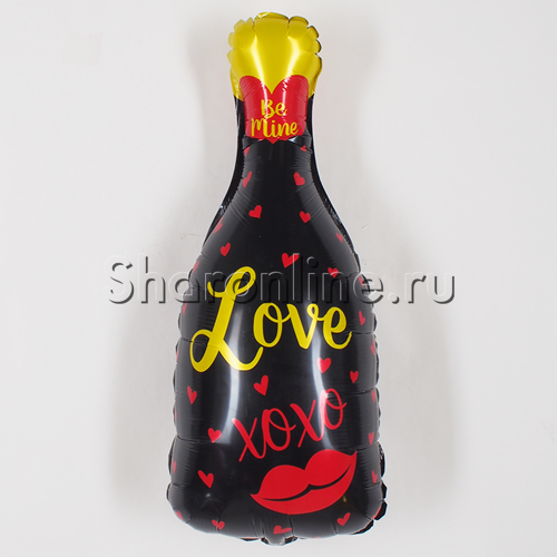Шар Фигура "Шампанское" Love 84 см - изображение 1