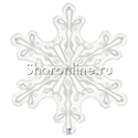 Шар Фигура "Снежинка прозрачная" 97 см - изображение 1
