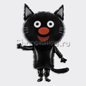 Шар Фигура "Три кота" Сажик 104 см - изображение 1