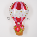 Шар Фигура "Воздушный шар" цветы 86 см - изображение 1