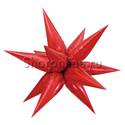 Шар Фигура "Звезда составная" красная 66 см - изображение 1