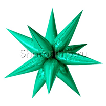 Шар Фигура "Звезда составная" зеленая 66 см