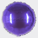Шар Круг фиолетовый 46 см - изображение 1