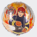 Шар Круг "Пожарный" 46 см - изображение 1
