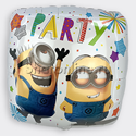 Шар Квадрат "Миньоны на вечеринке" 46 см - изображение 2