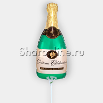 Шар мини-фигура "Бутылка шампанского" 43 см