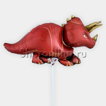 Шар мини-фигура "Динозавр Трицератопс" 36 см