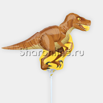 Шар мини-фигура "Динозавр Велоцираптор" 36 см