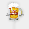 Шар мини-фигура "Кружка пива" 33 см - изображение 1