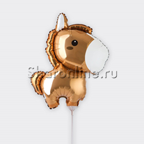 Шар мини-фигура "Маленькая лошадка" 36 см