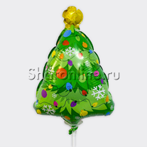 Шар мини-фигура "Новогодняя елка" 23 см