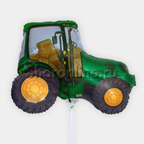 Шар мини-фигура "Трактор" зеленый 36 см