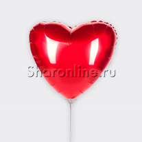 Шар мини-сердце Красное 23 см