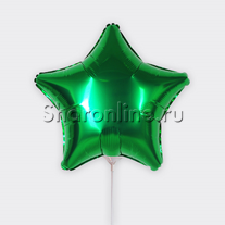 Шар мини-звезда Зеленая 23 см
