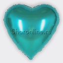 Шар "Сердце" бирюзовое 46 см - изображение 3