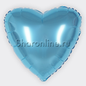 Шар Сердце Голубое 46 см - изображение 2
