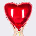 Шар Сердце красное 46 см - изображение 1