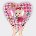 Шар Сердце "Новорожденная девочка" 46 см - изображение 1
