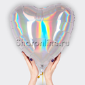 Шар Сердце Перламутр 46 см - изображение 1