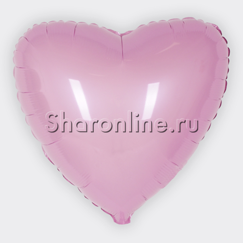 Шар "Сердце" розовое 46 см - изображение 2