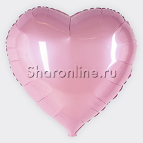 Шар Сердце розовое 81 см