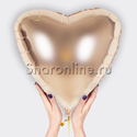 Шар Сердце шампань 46 см - изображение 1