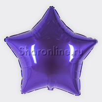 Шар Звезда фиолетовая 81 см