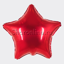 Шар Звезда красная 46 см