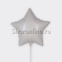 Шар Звезда-мини Белая 23 см