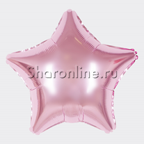 Шар Звезда розовая 46 см