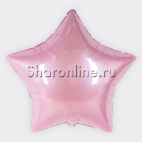 Шар Звезда розовая 81 см