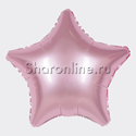 Шар Звезда Розовая сатин 46 см - изображение 1