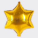 Шар Звезда Шестиконечная золото 48 см - изображение 1