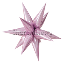 Шар Фигура "Звезда составная" розовая 66 см