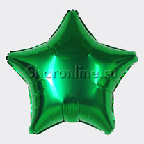 Шар Звезда зеленая 46 см