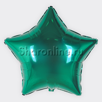 Шар Звезда зеленая 81 см