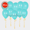Шары цвета тиффани 25 см - изображение 1