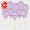 Шары лиловые "Макаронс" 25 см - изображение 1